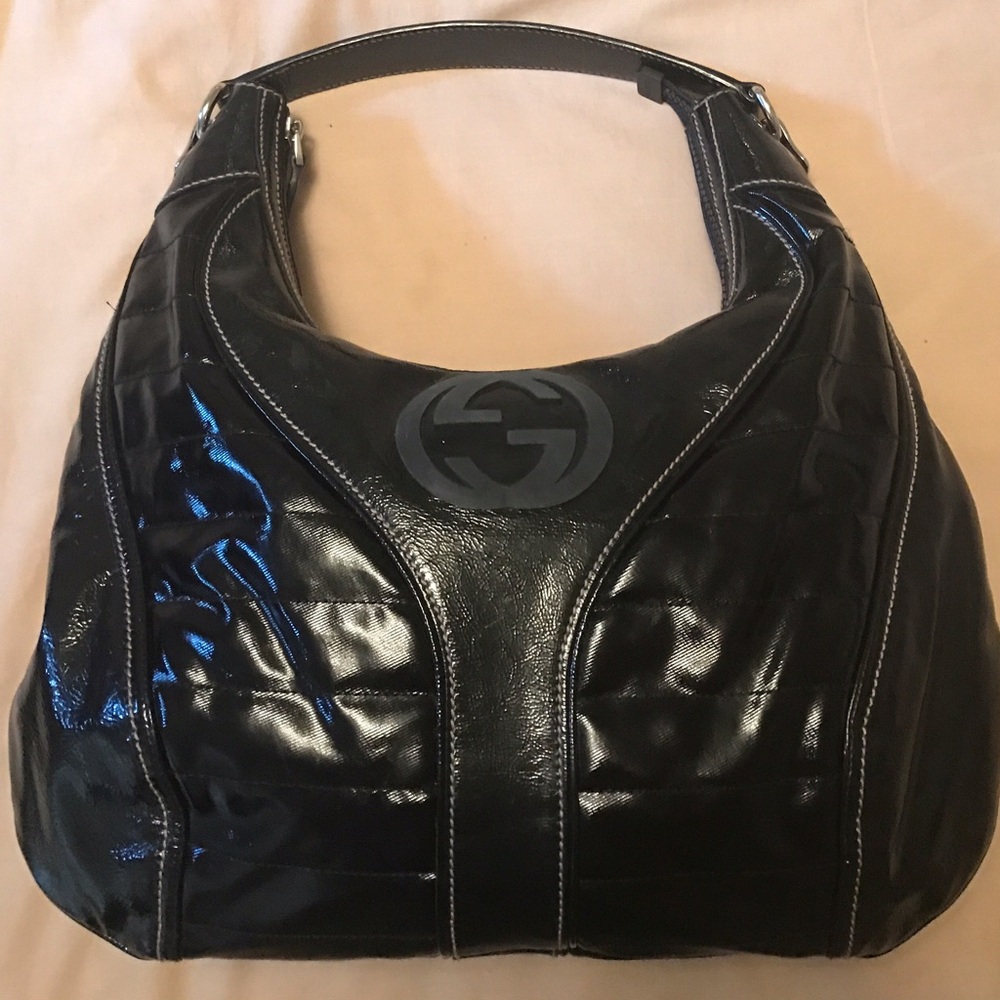 Gucci Black Hobo Bag